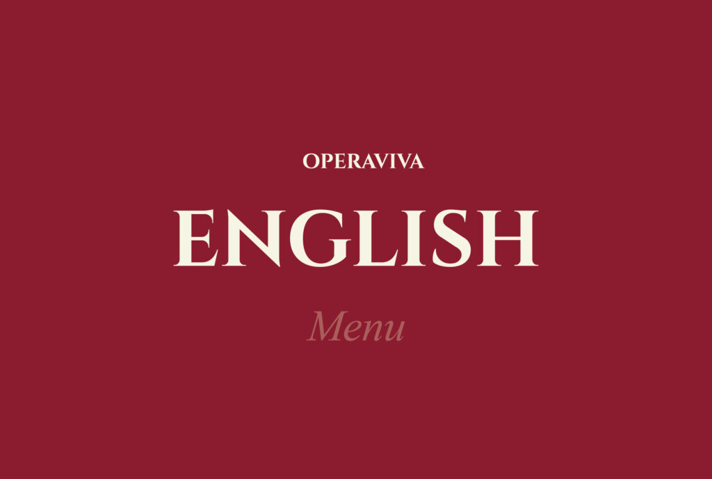 menù pizzeria operaviva inglese